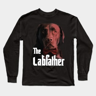 The Lab Father labrador dog Long Sleeve T-Shirt